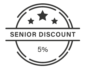 Senior Discount 5%